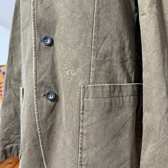 St. John's Bay Men's oiled canvas blazer Classic size medium - Picture 2 of 3